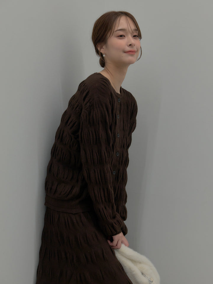 スカルプチュアルニットSET UP