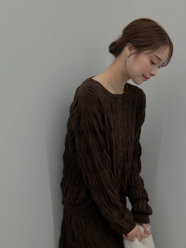 スカルプチュアルニットSET UP