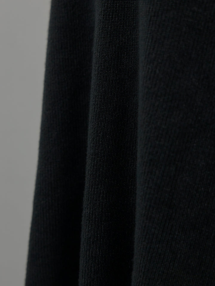 ミルキータッチキーネックニットSET UP(ストール付き)