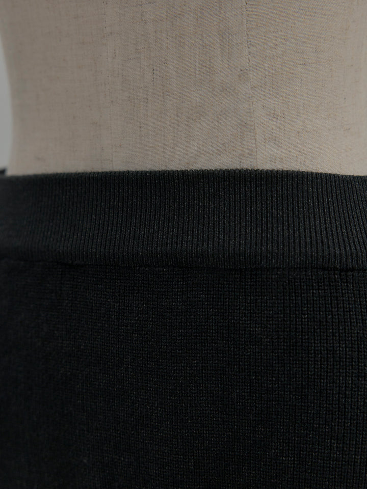 ミルキータッチキーネックニットSET UP(ストール付き)