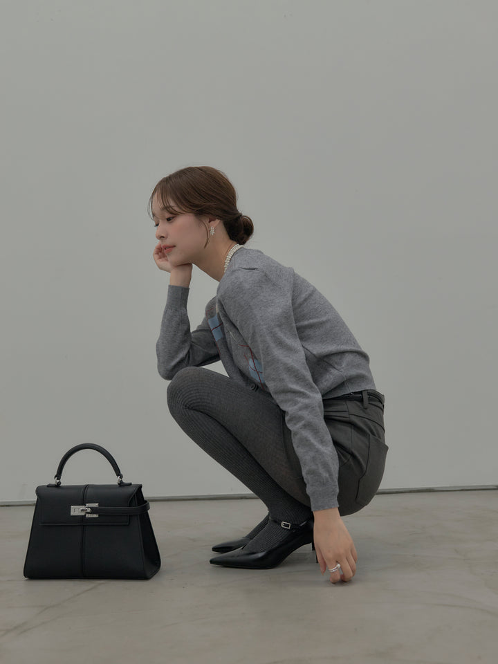 スムースタッチデザインポケットミニスカート(インパン付き)