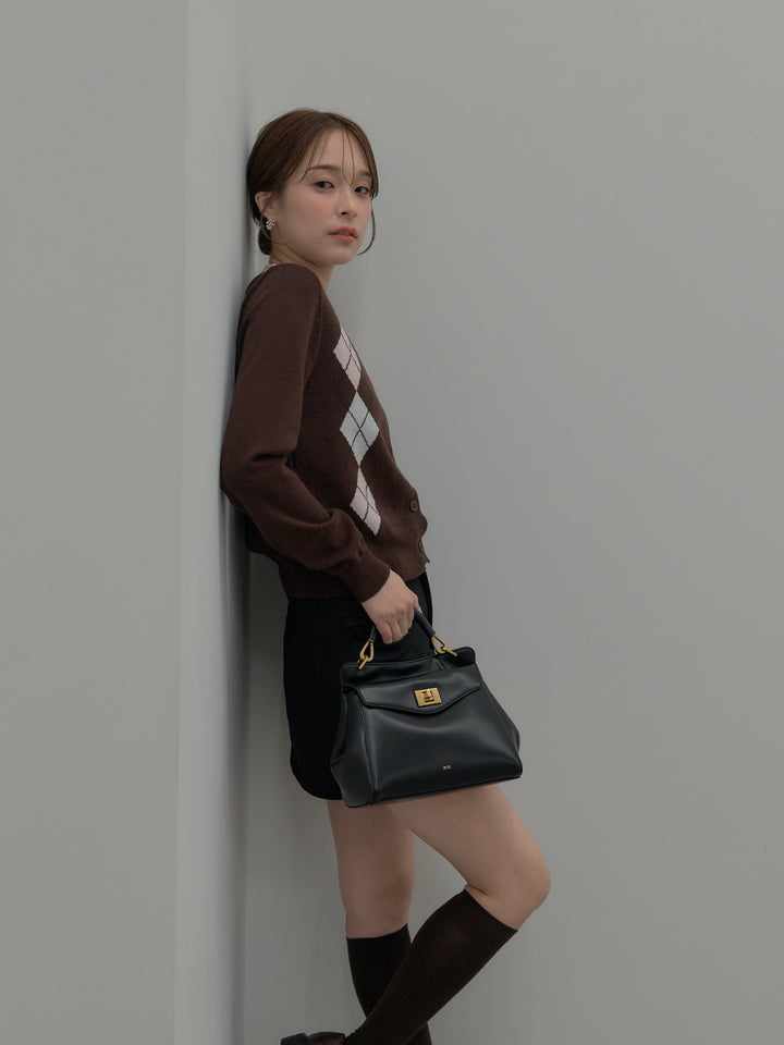 スムースタッチデザインポケットミニスカート(インパン付き)