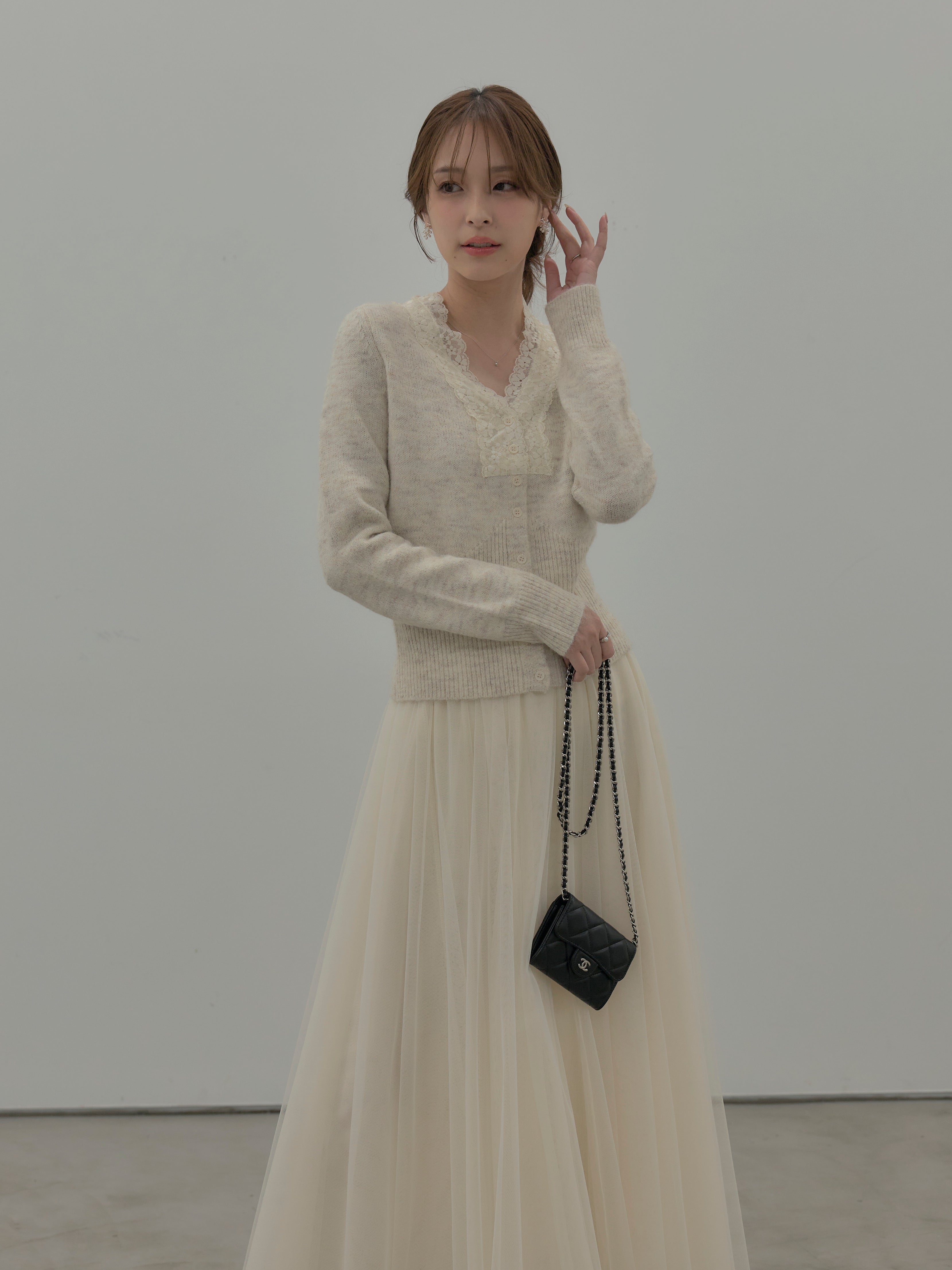 美品　フォクシー　レース白襟　トップス　ニット　40 楽天市場】FOXEY フォクシー 40182 白襟 ニットセーター/ トップス 40