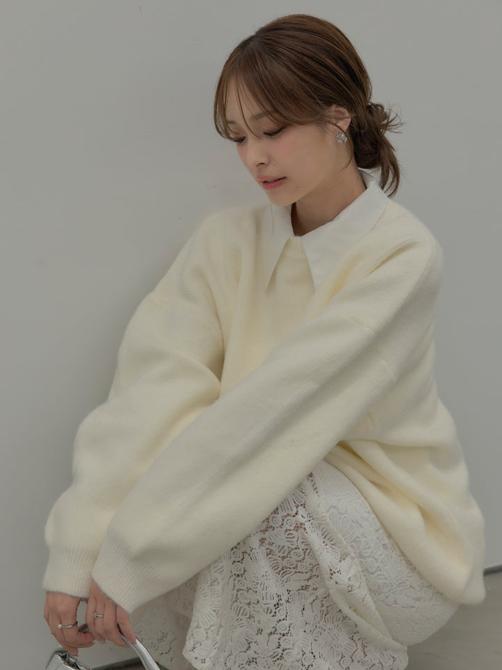 フラワーベロアレースAラインスカート