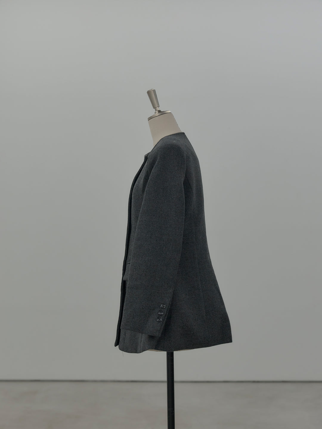 ミニドレスライクウールタッチコート