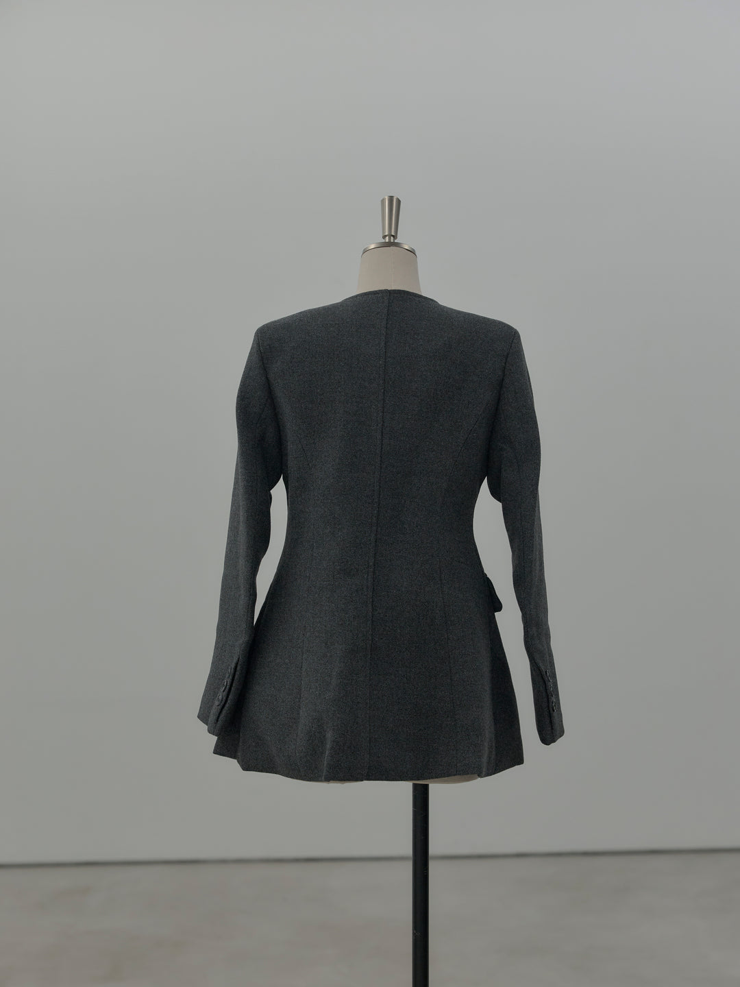 ミニドレスライクウールタッチコート