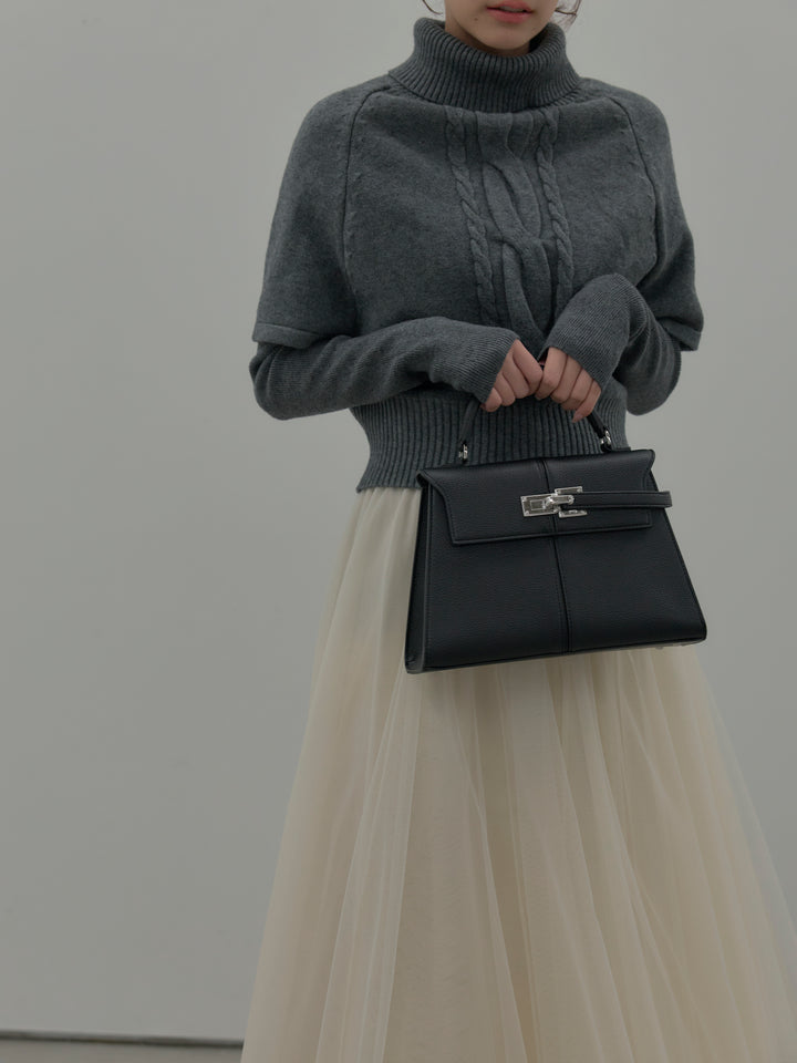 デザイン編みレイヤードニットSET