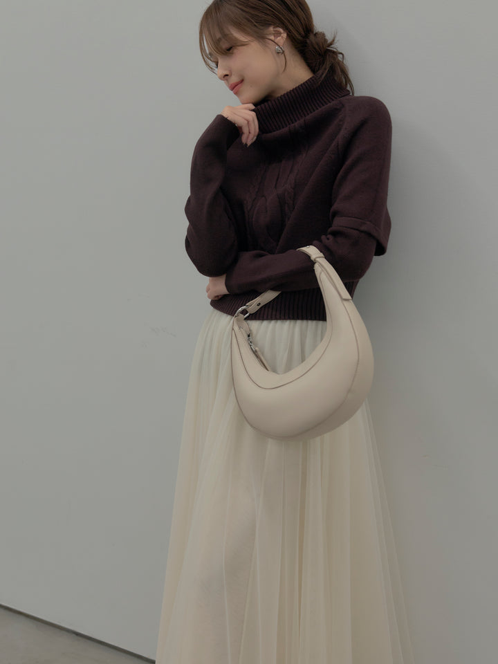 デザイン編みレイヤードニットSET