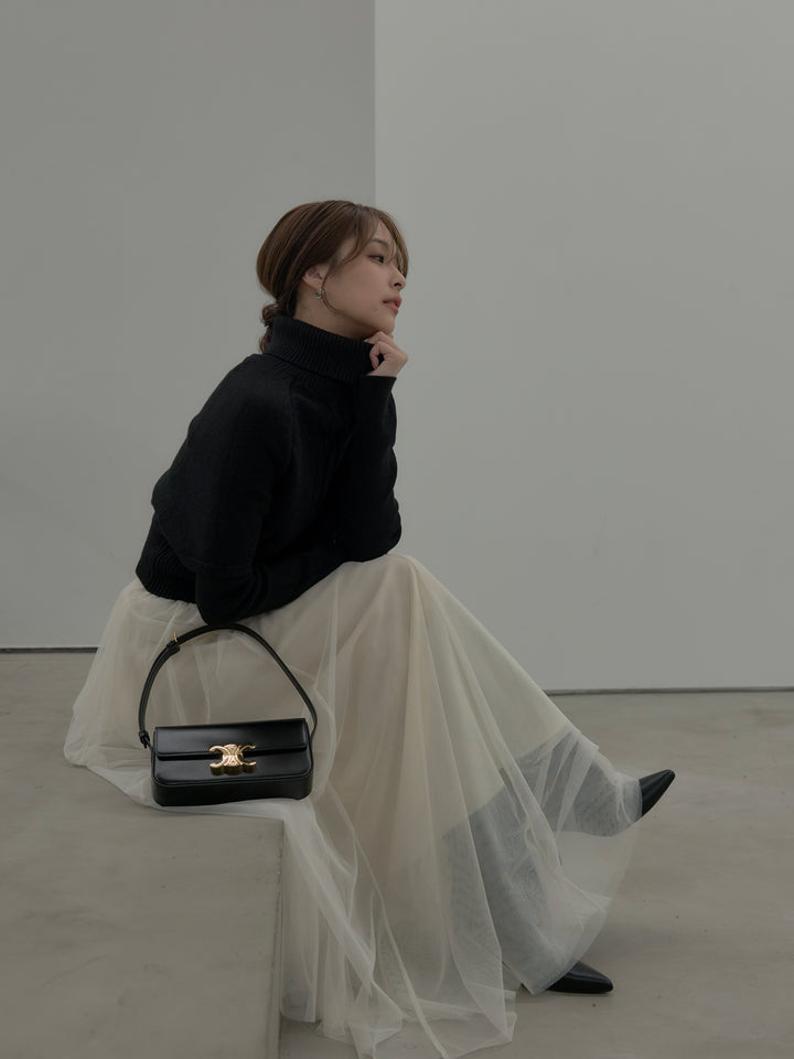 デザイン編みレイヤードニットSET