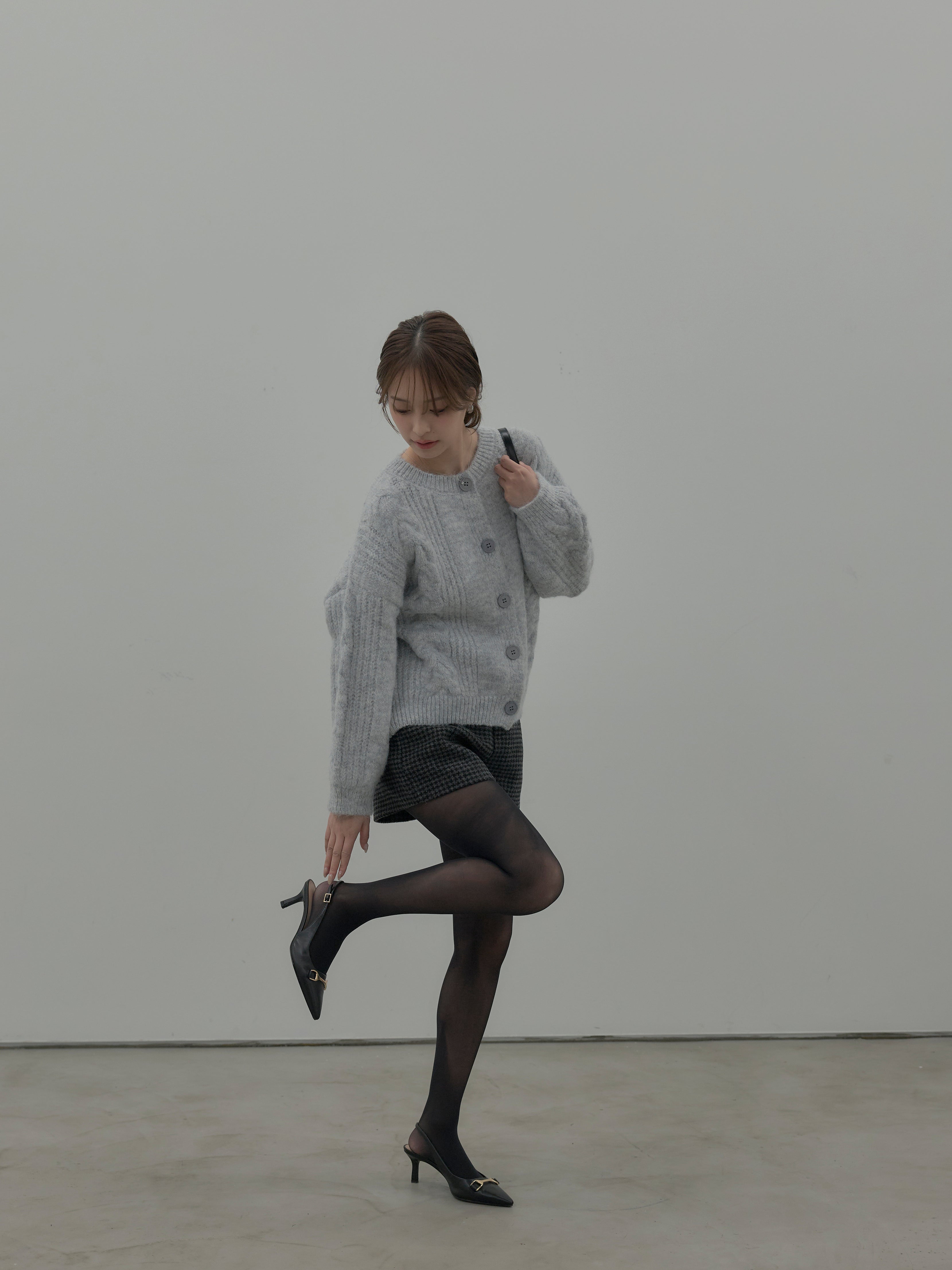 千鳥格子ウールタッチショートパンツ – nairo