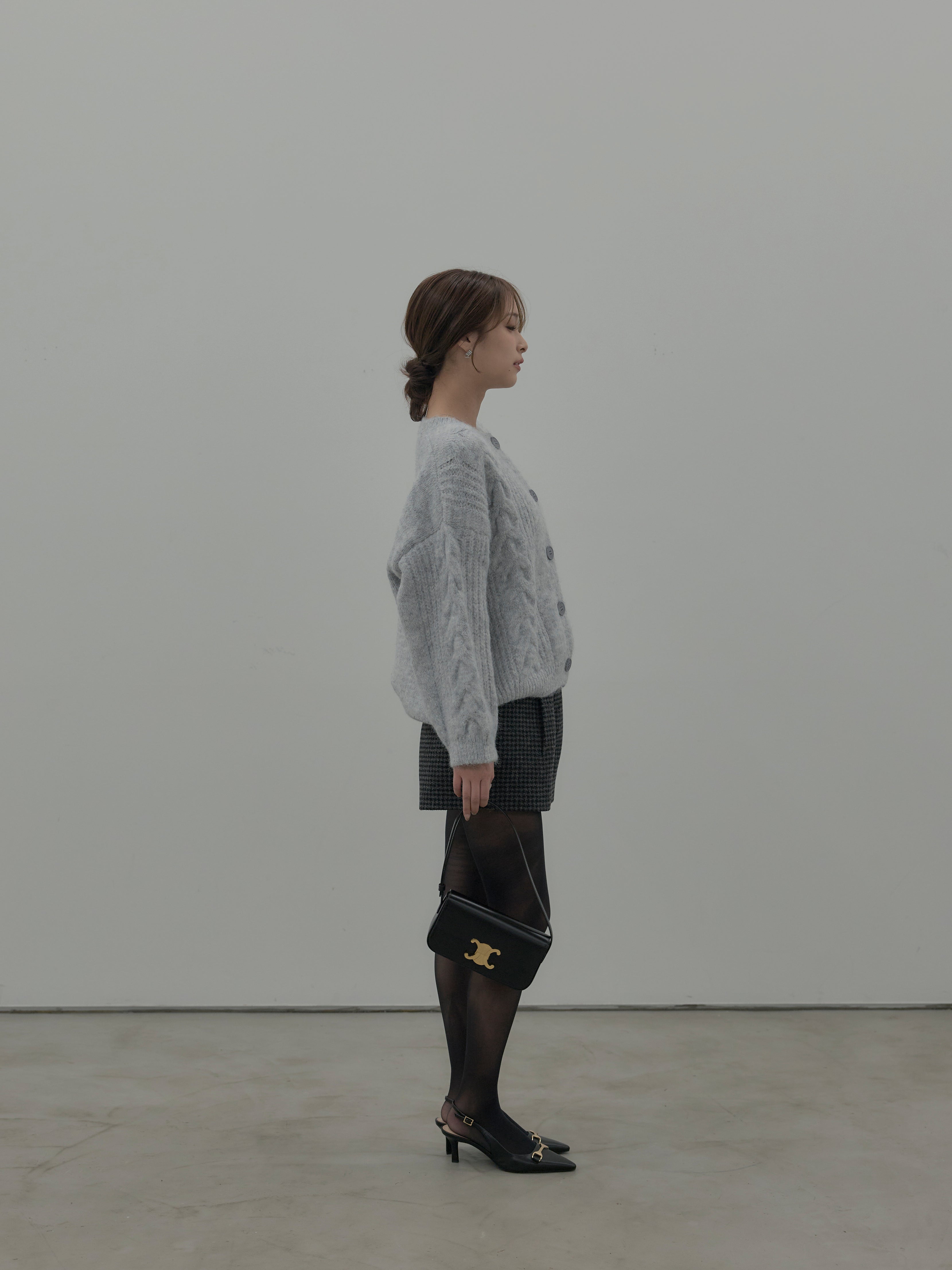 千鳥格子ウールタッチショートパンツ – nairo