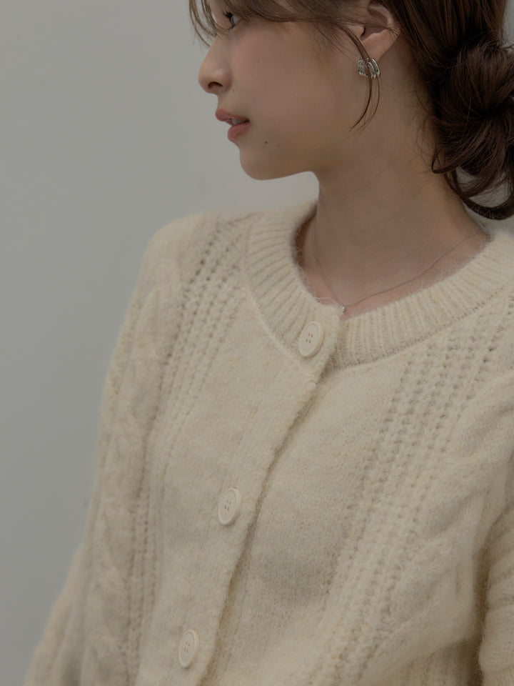 裏起毛ドット柄Aラインスカート