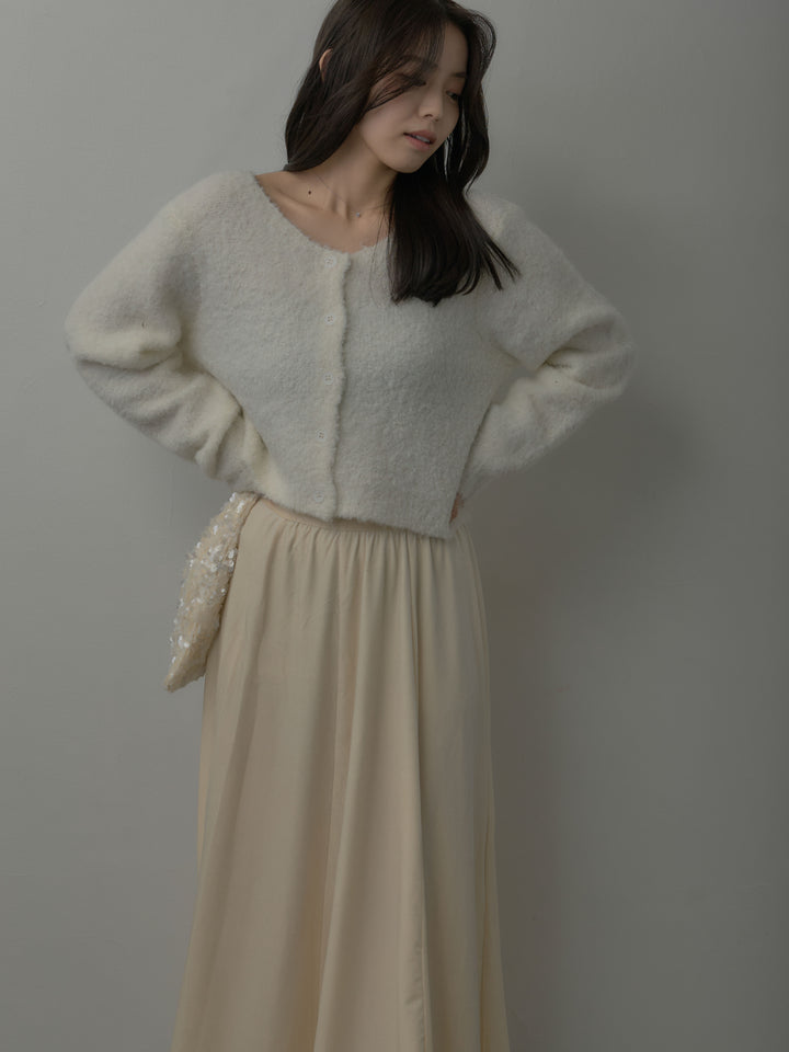 ベロアフレアロングスカート