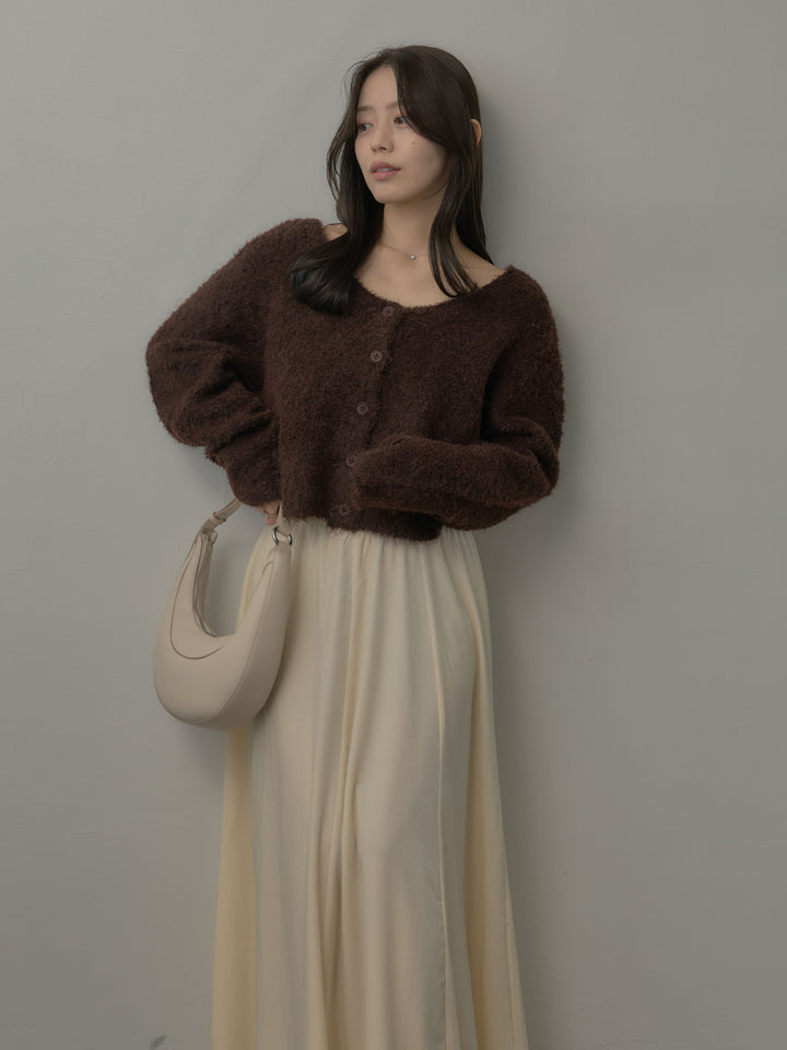 ベロアフレアロングスカート