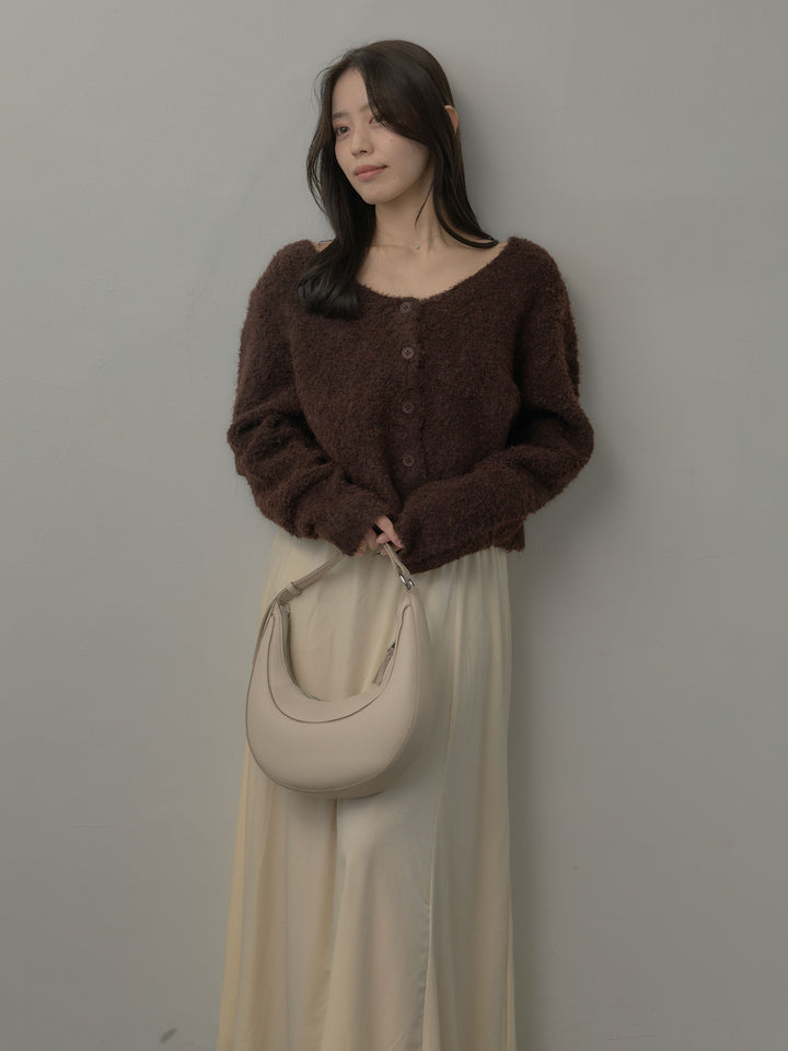 ベロアフレアロングスカート