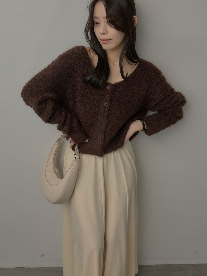 ベロアフレアロングスカート