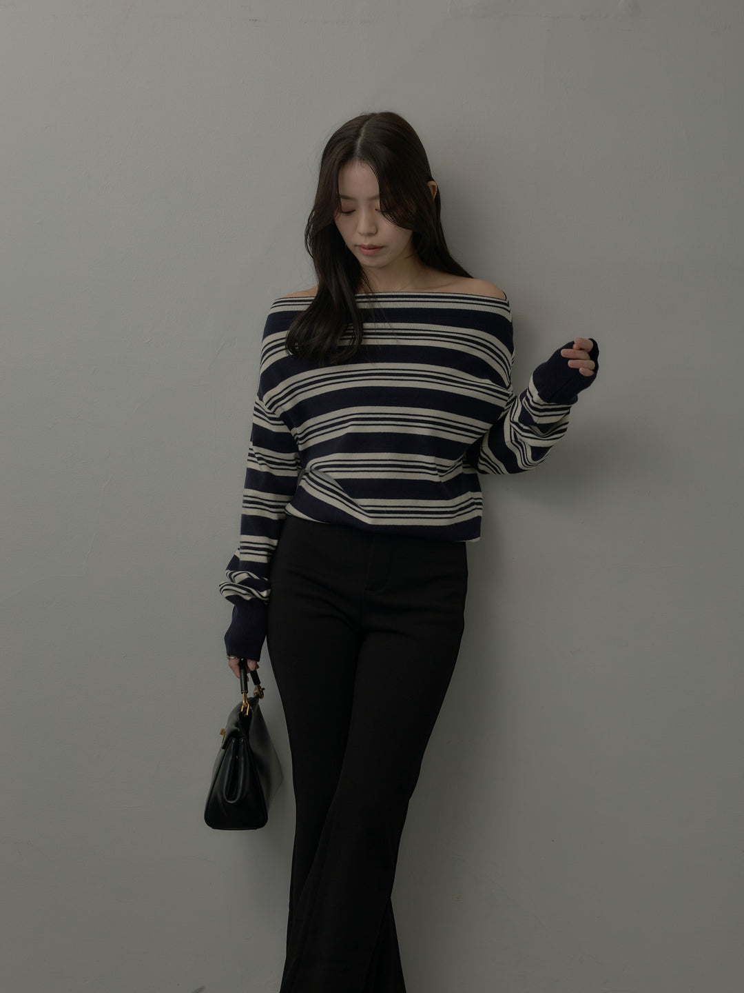 ストレッチフレアパンツ