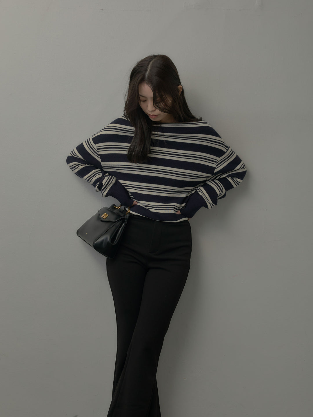 ストレッチフレアパンツ