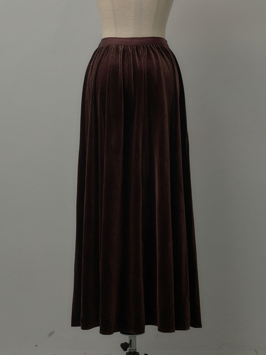 ベロアフレアロングスカート