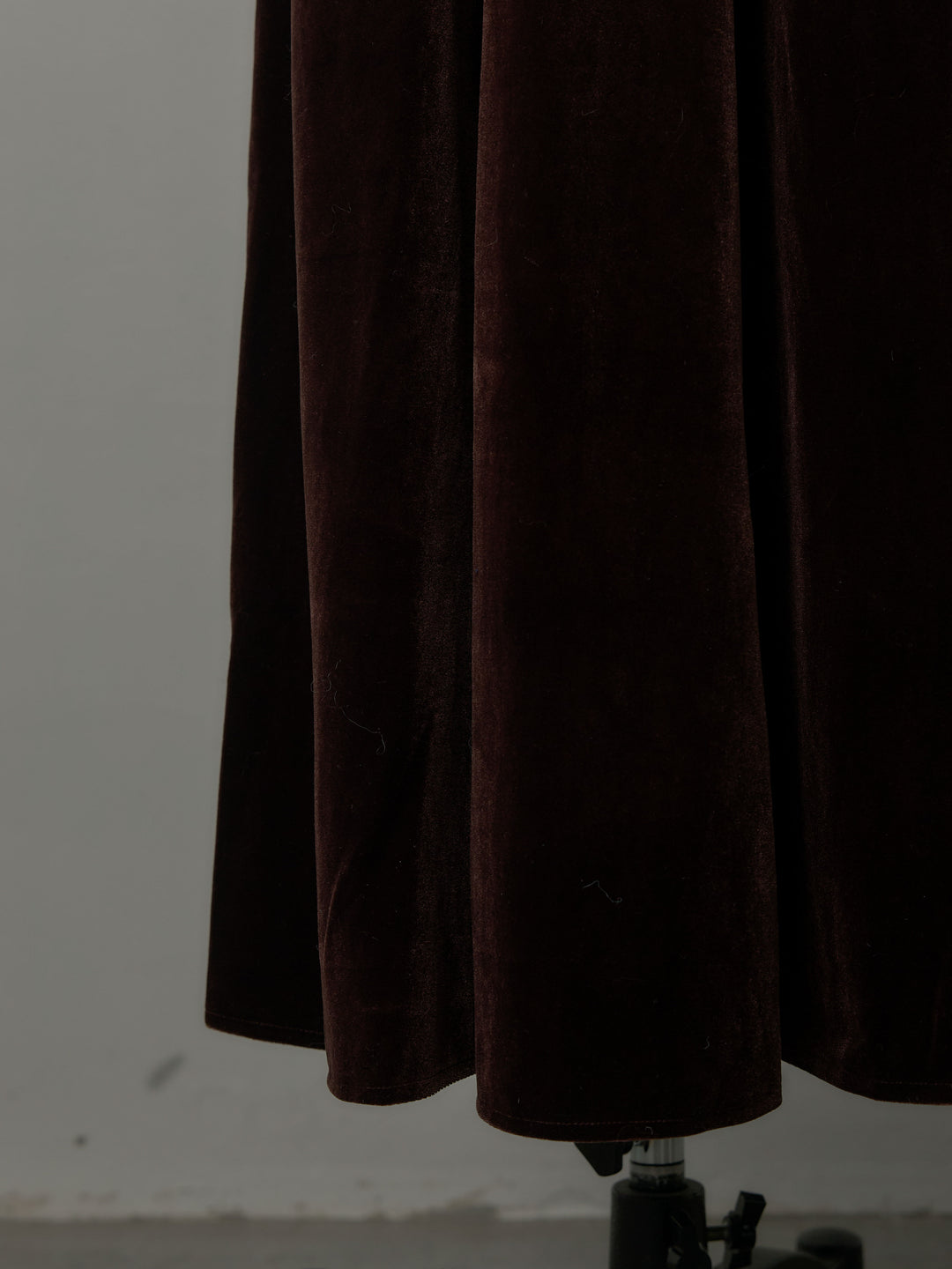 ベロアフレアロングスカート