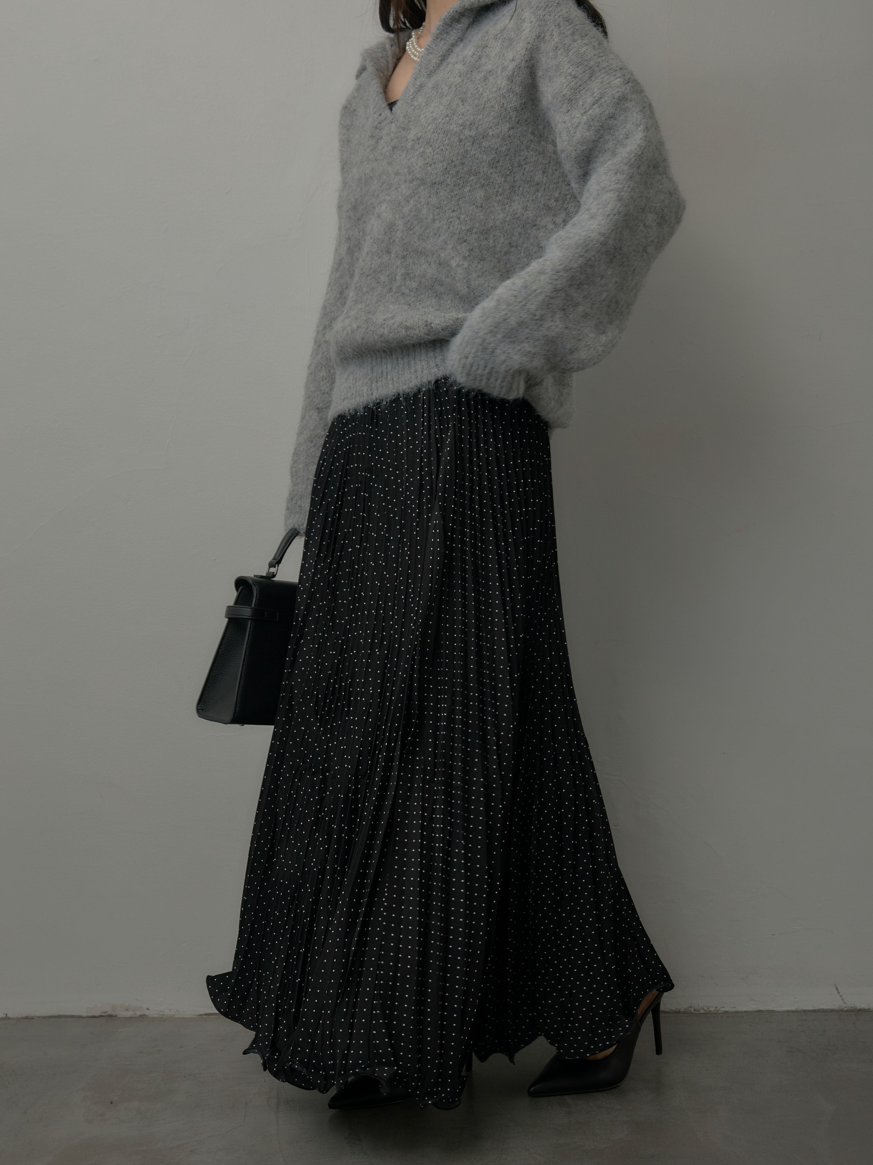 vintage anutrof♡ドットスカート ドットプリーツスカート – nairo