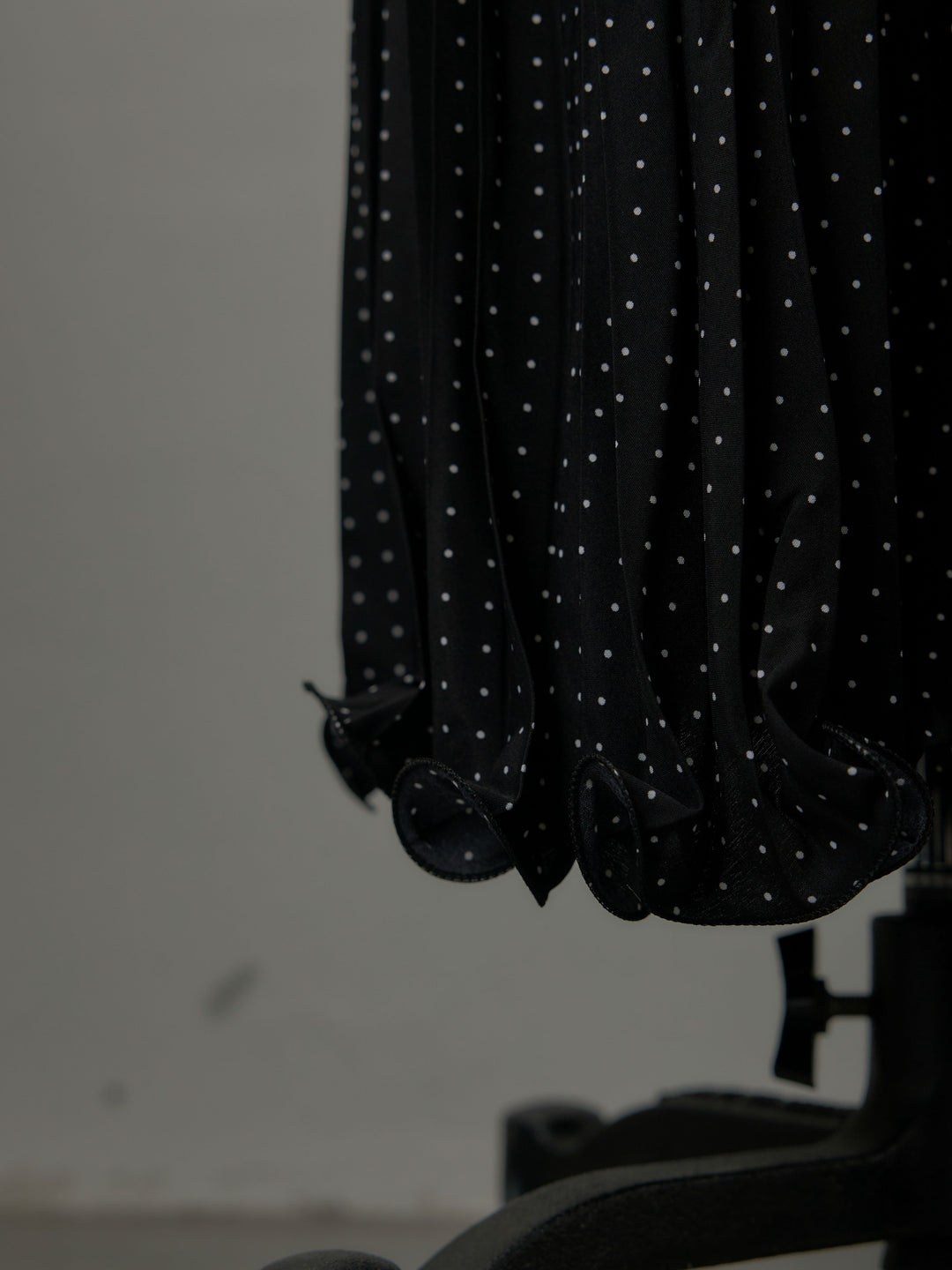 ドットプリーツスカート