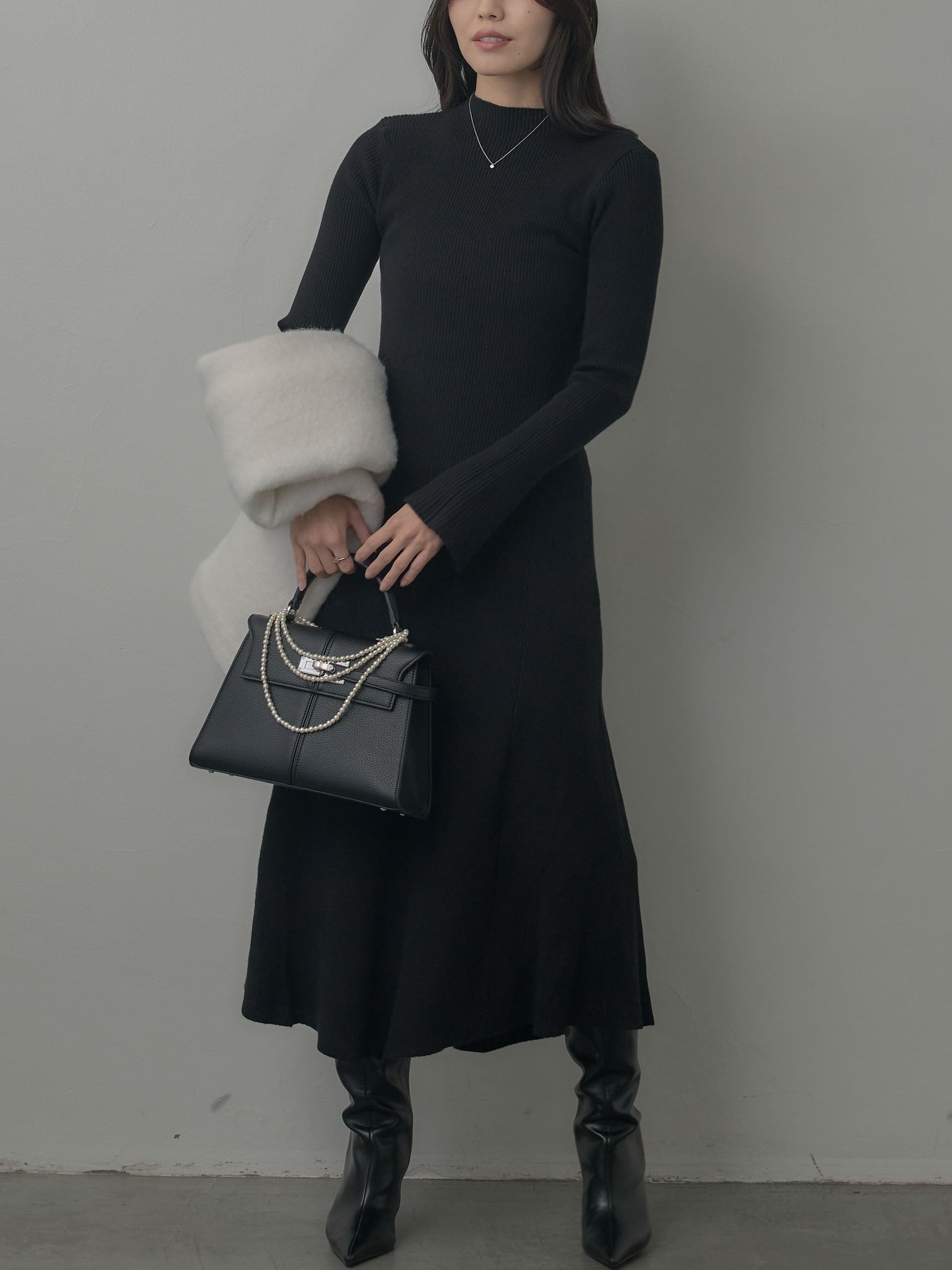 nairo オケージョンドレス ホワイト×ブラックS STYLE BOOK - DRESS – nairo