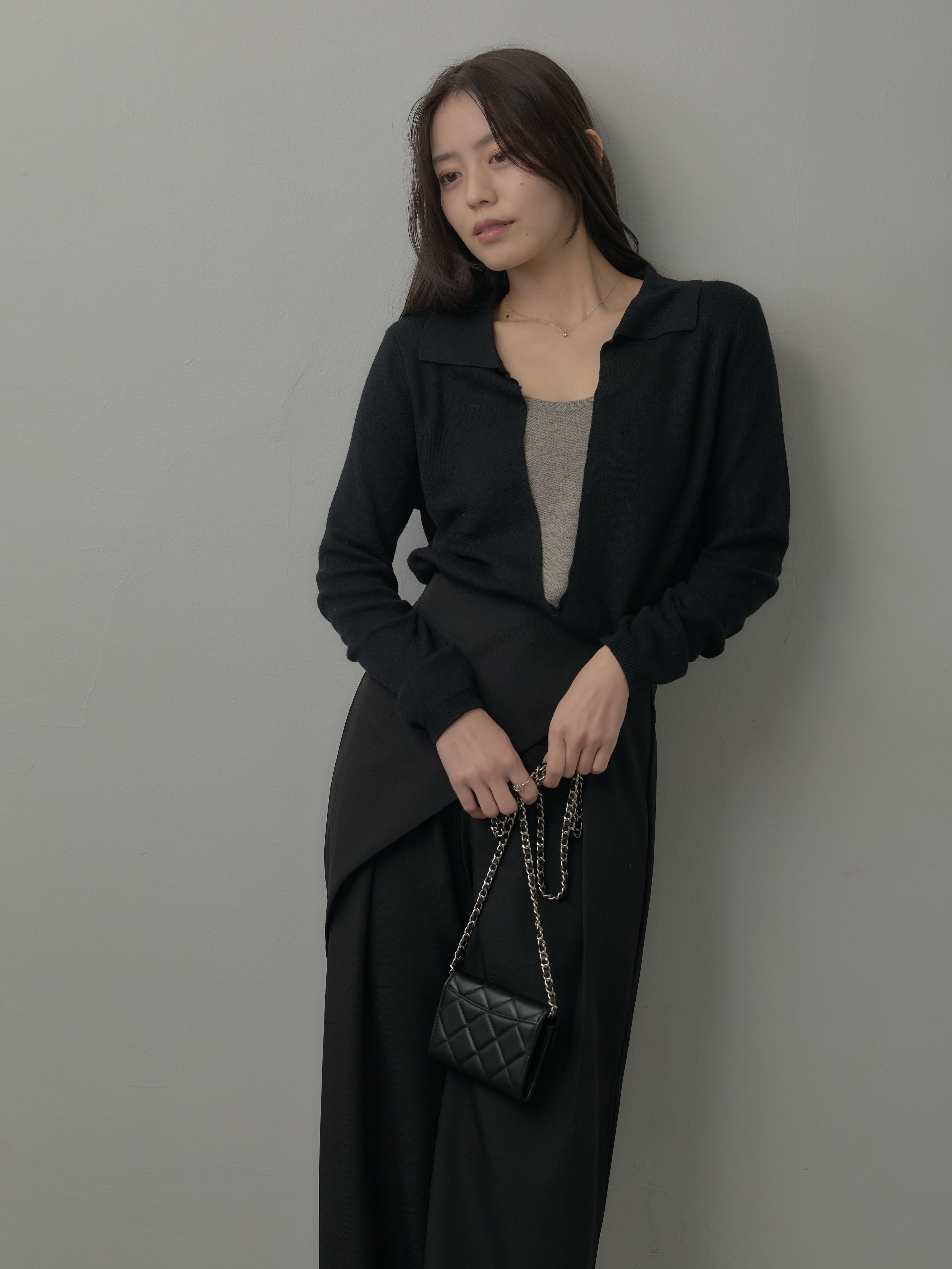tetsu　secondlayer ニットポロシャツ second layer 23ss s/s open knit polo - メルカリ
