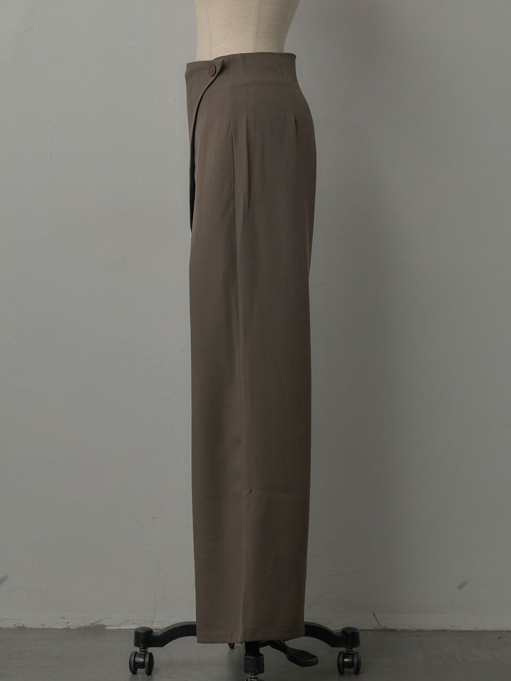 ウエストラップワイドパンツ