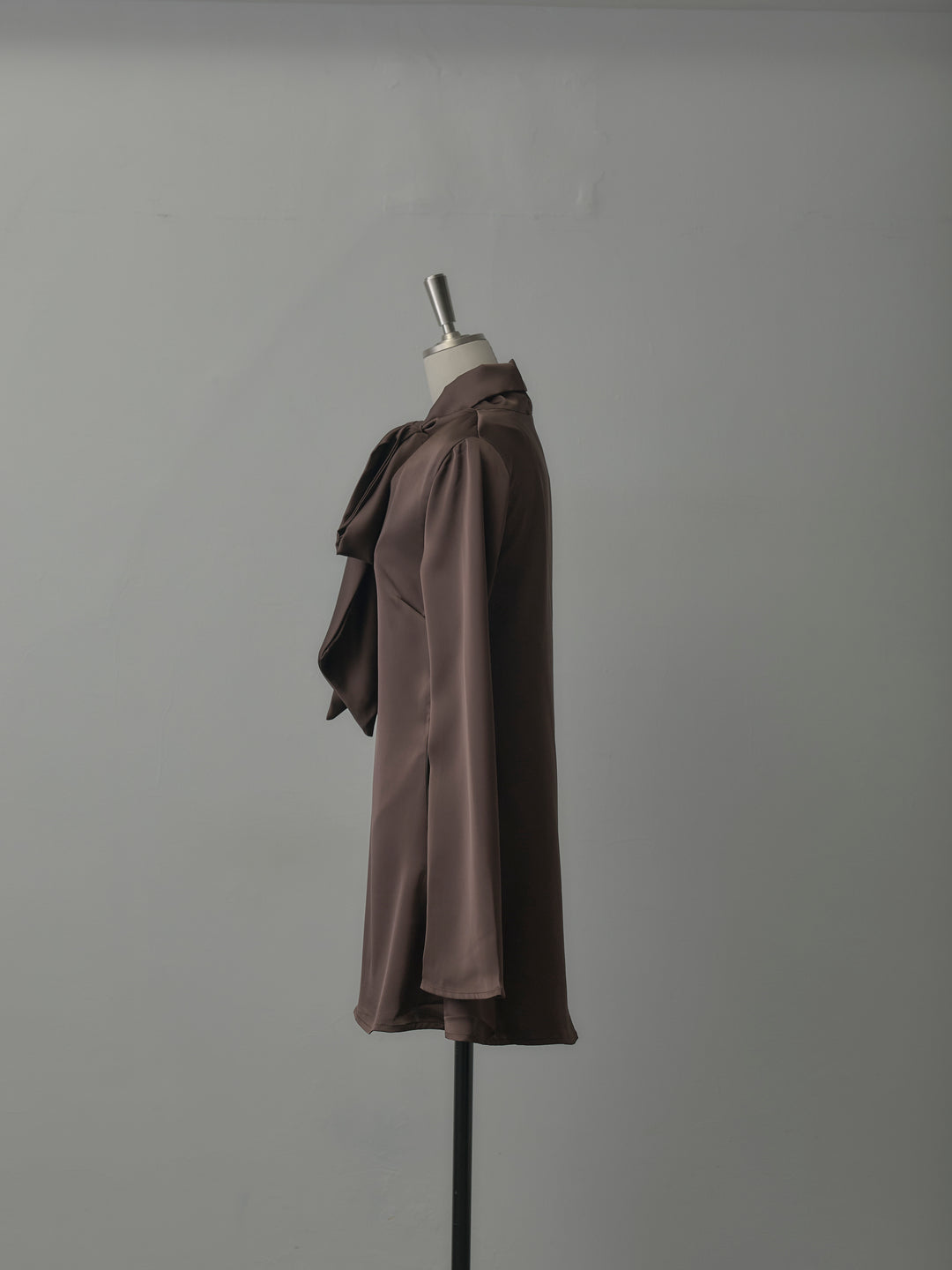 ボウタイサテンミニワンピース