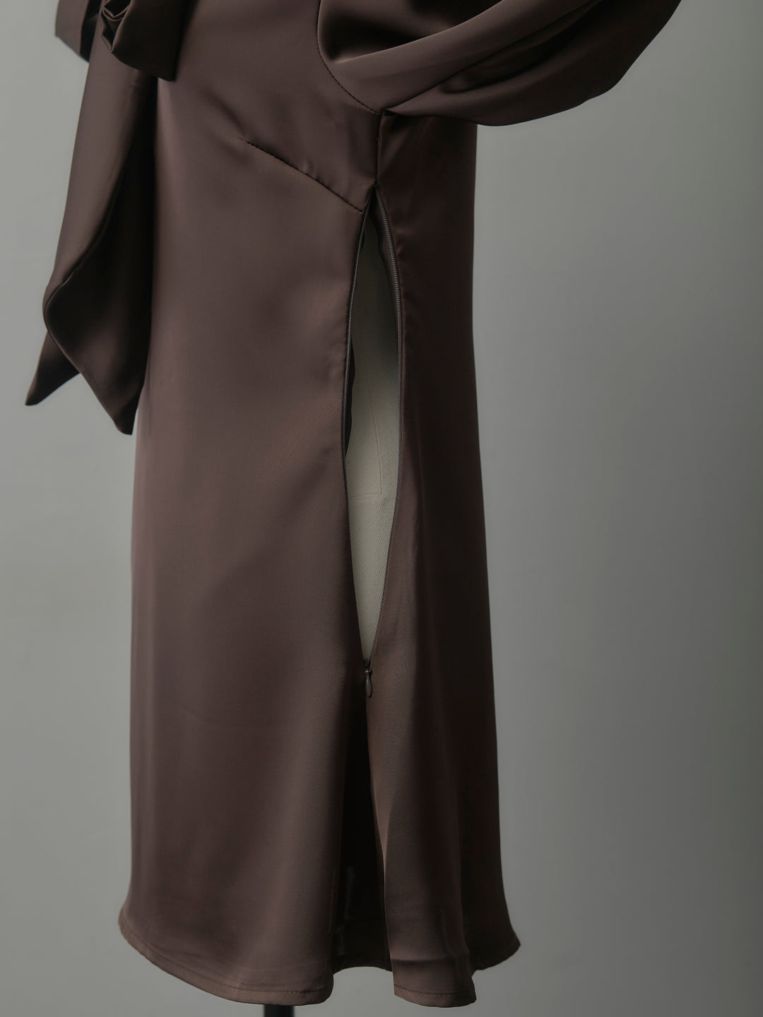 ボウタイサテンミニワンピース