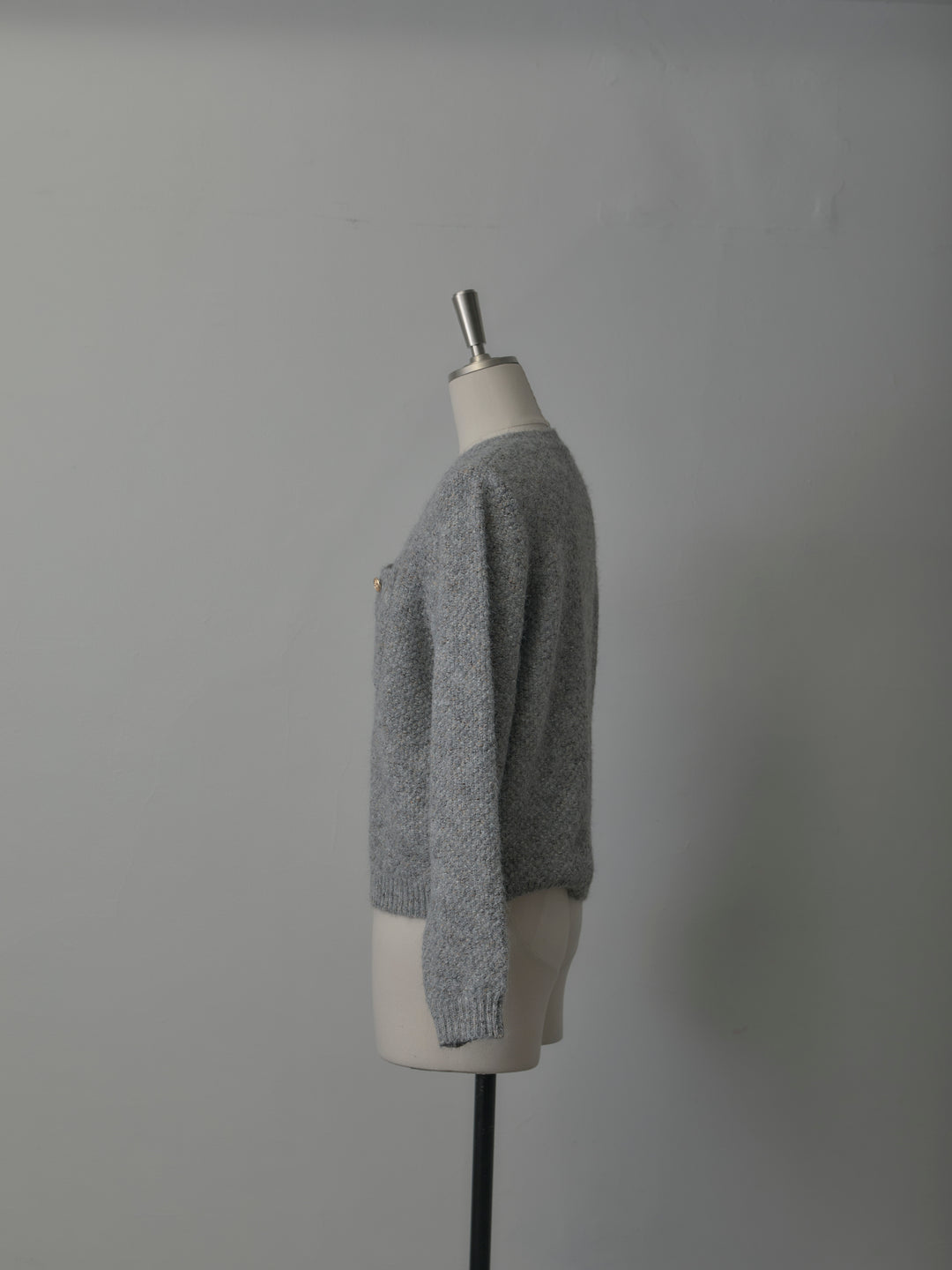 MIXニットゴールドボタンニットカーディガン