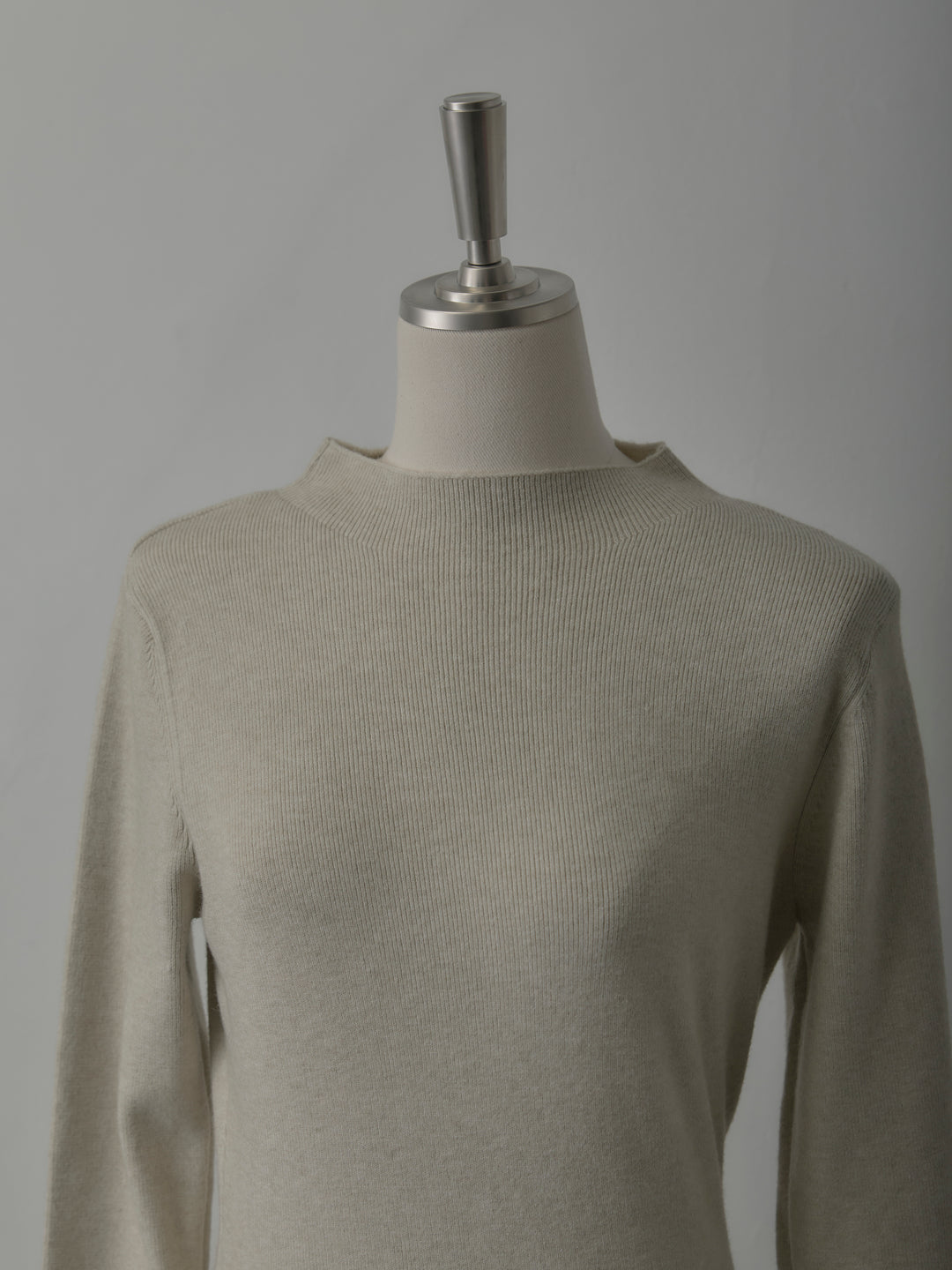 ケープ付きリブニットロングワンピース