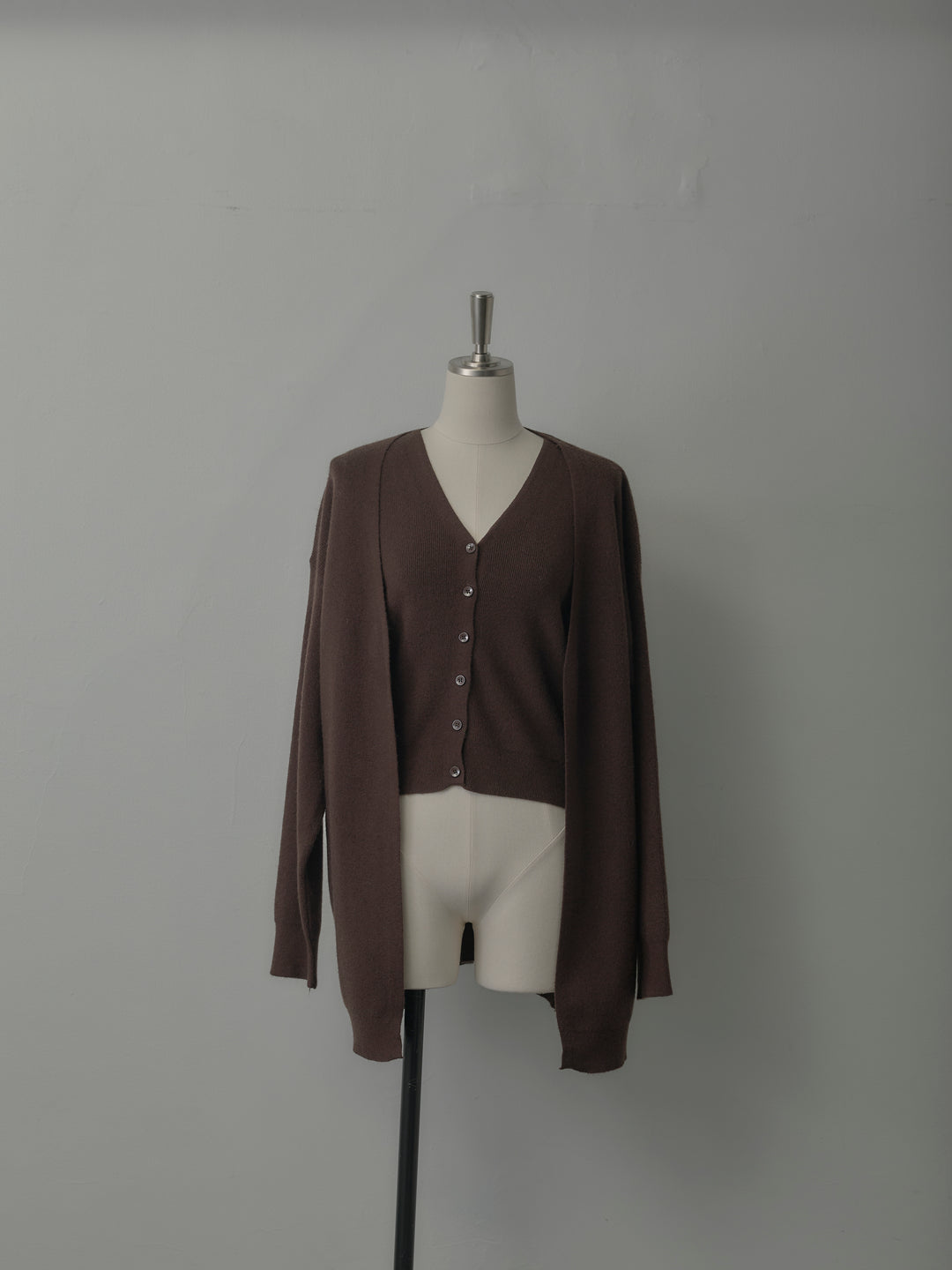 カーディガン&ニットベストアンサンブルSET