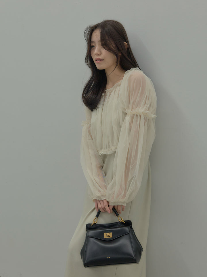 2wayチュールブラウス付きワンピース