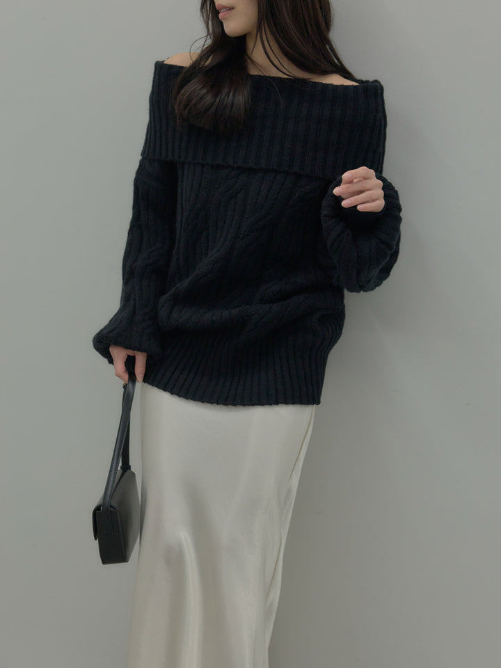 リュクスAラインサテンスカート