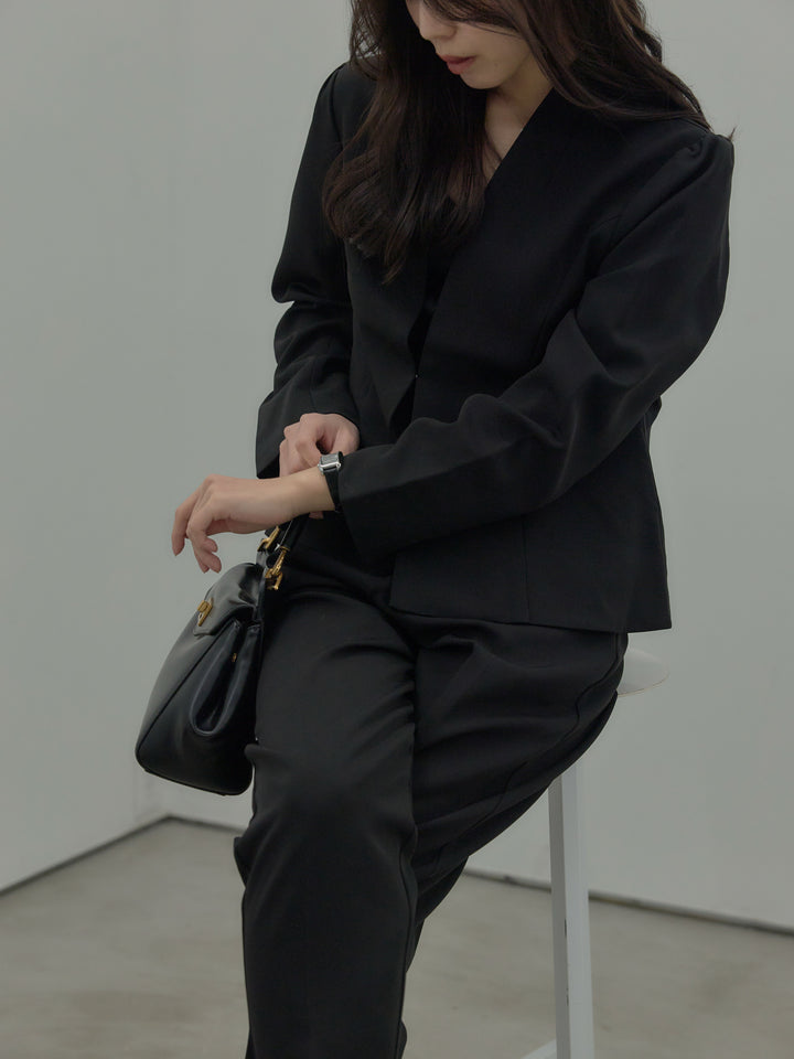 ハイウエストデザインパンツ