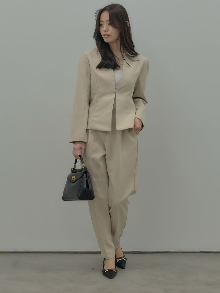 ハイウエストデザインパンツ