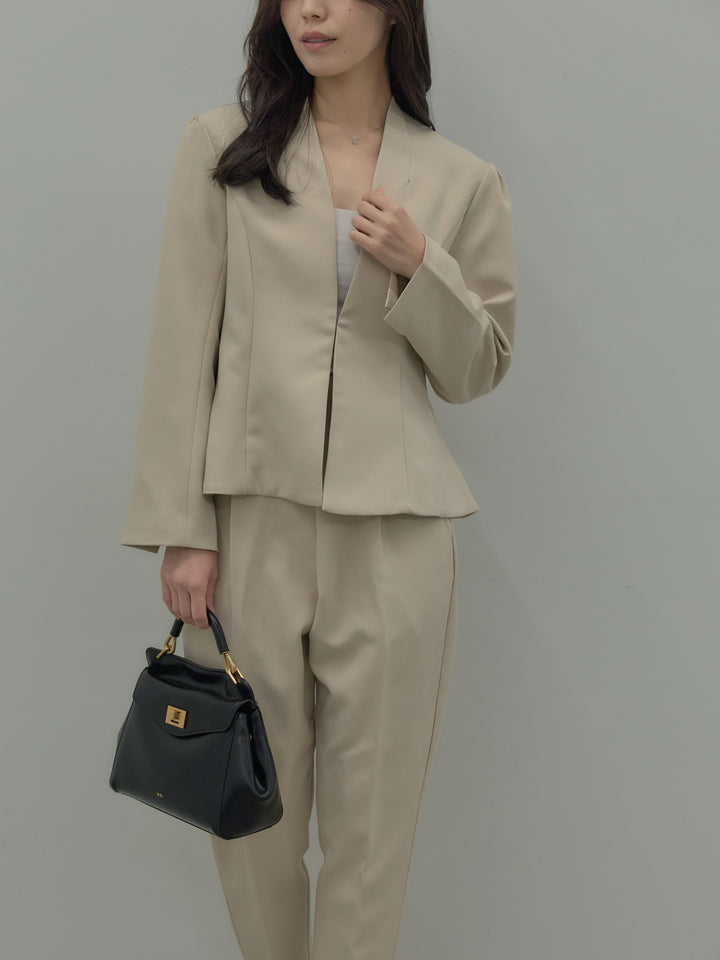 ハイウエストデザインパンツ