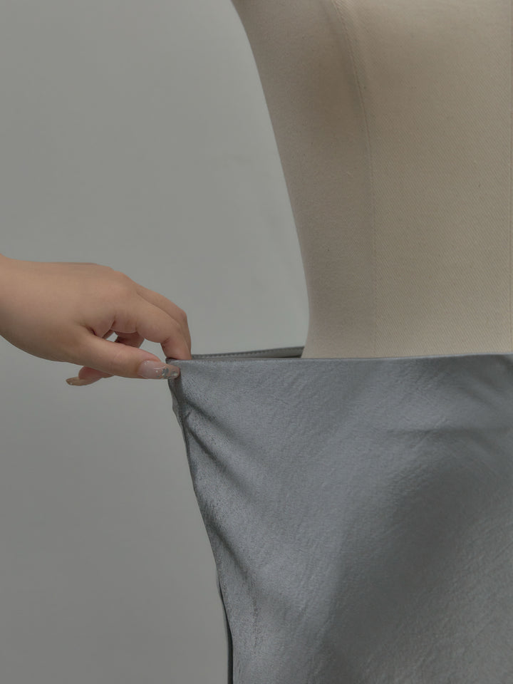 リュクスAラインサテンスカート