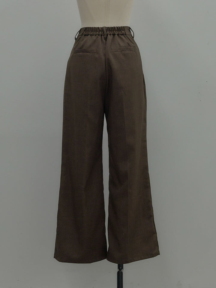 タックワイドパンツ