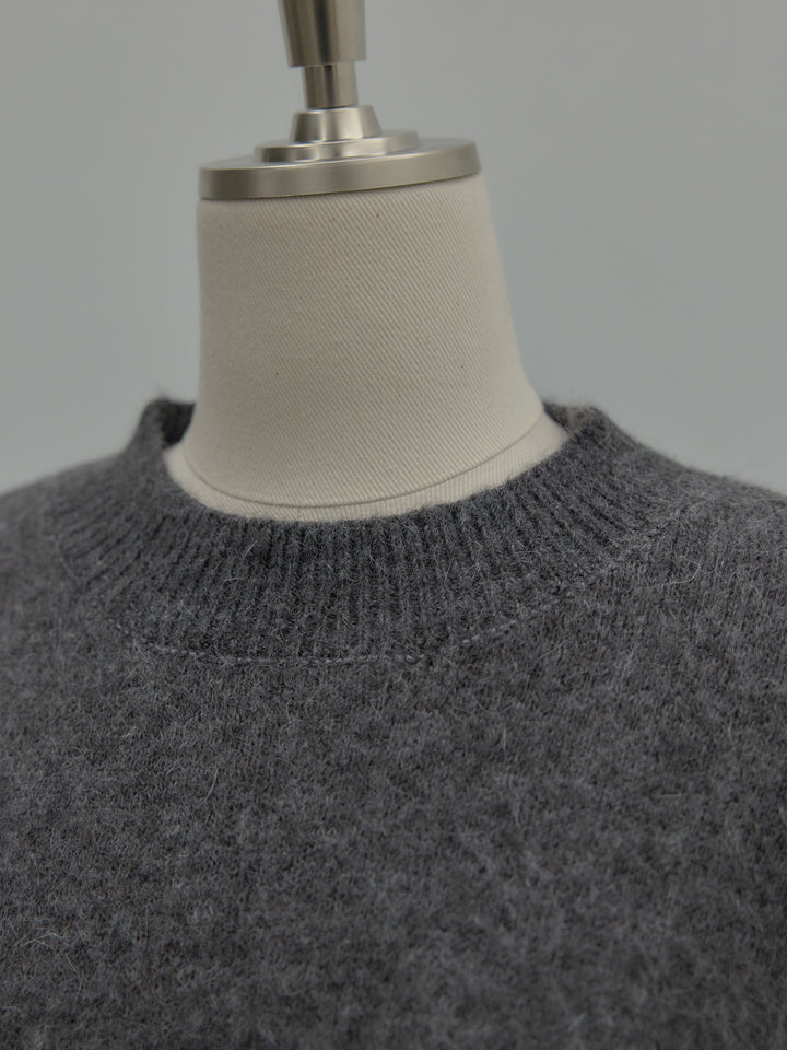 【premium touch】 ルーズニットプルオーバー