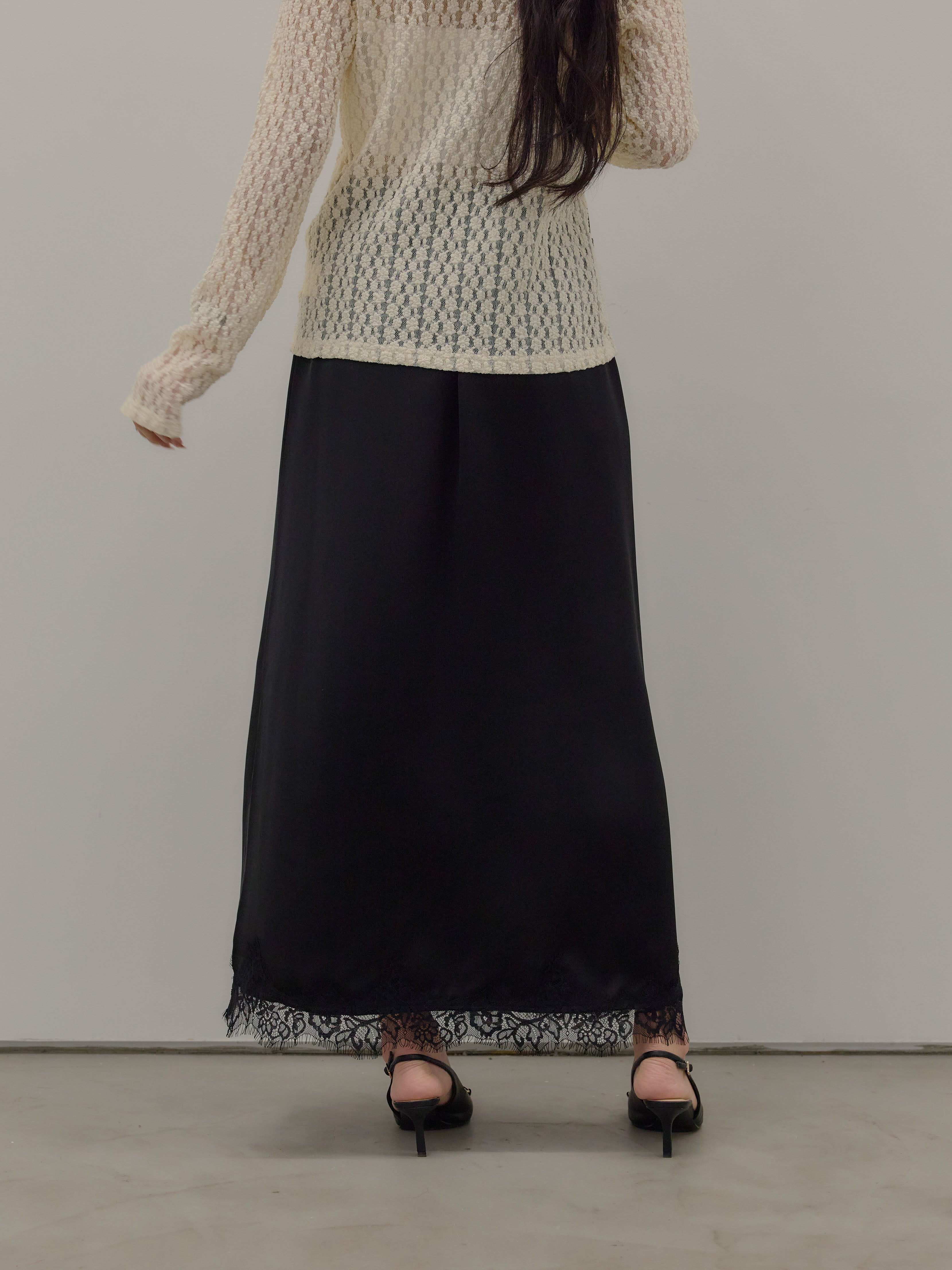 nairo ロングスカート フェイクレザーナロースカート – nairo