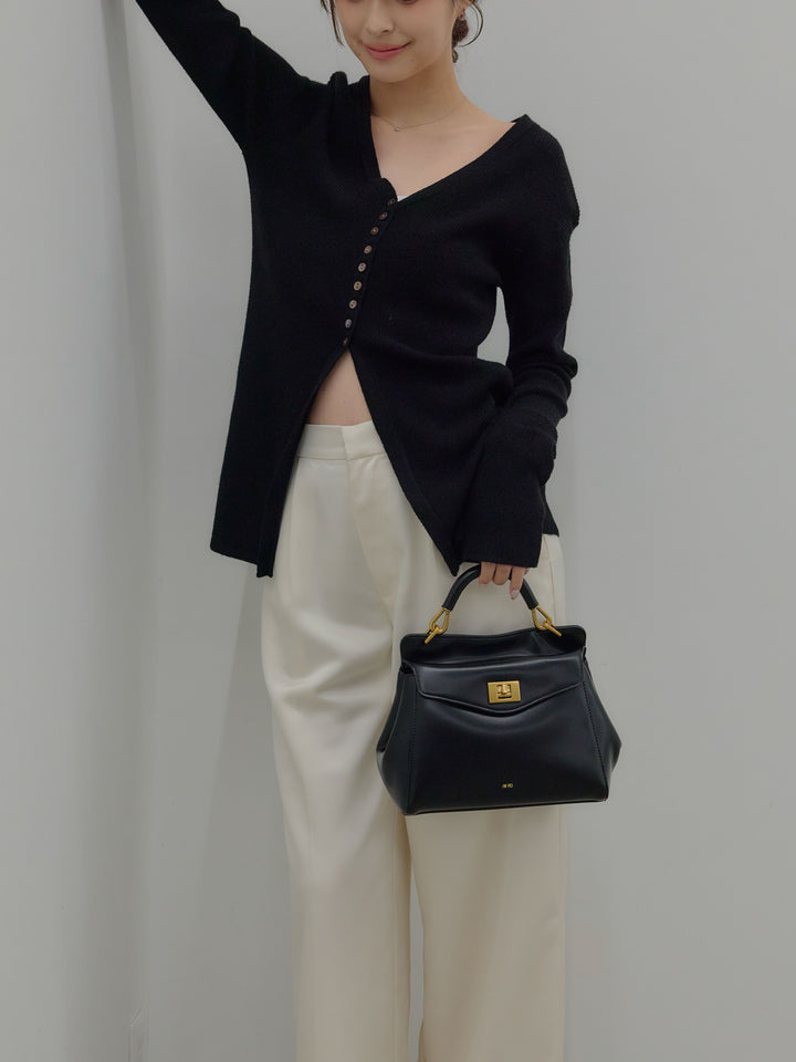 ソフトタッチVネックカーディガン