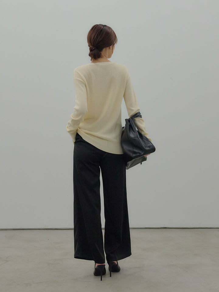 ソフトタッチVネックカーディガン