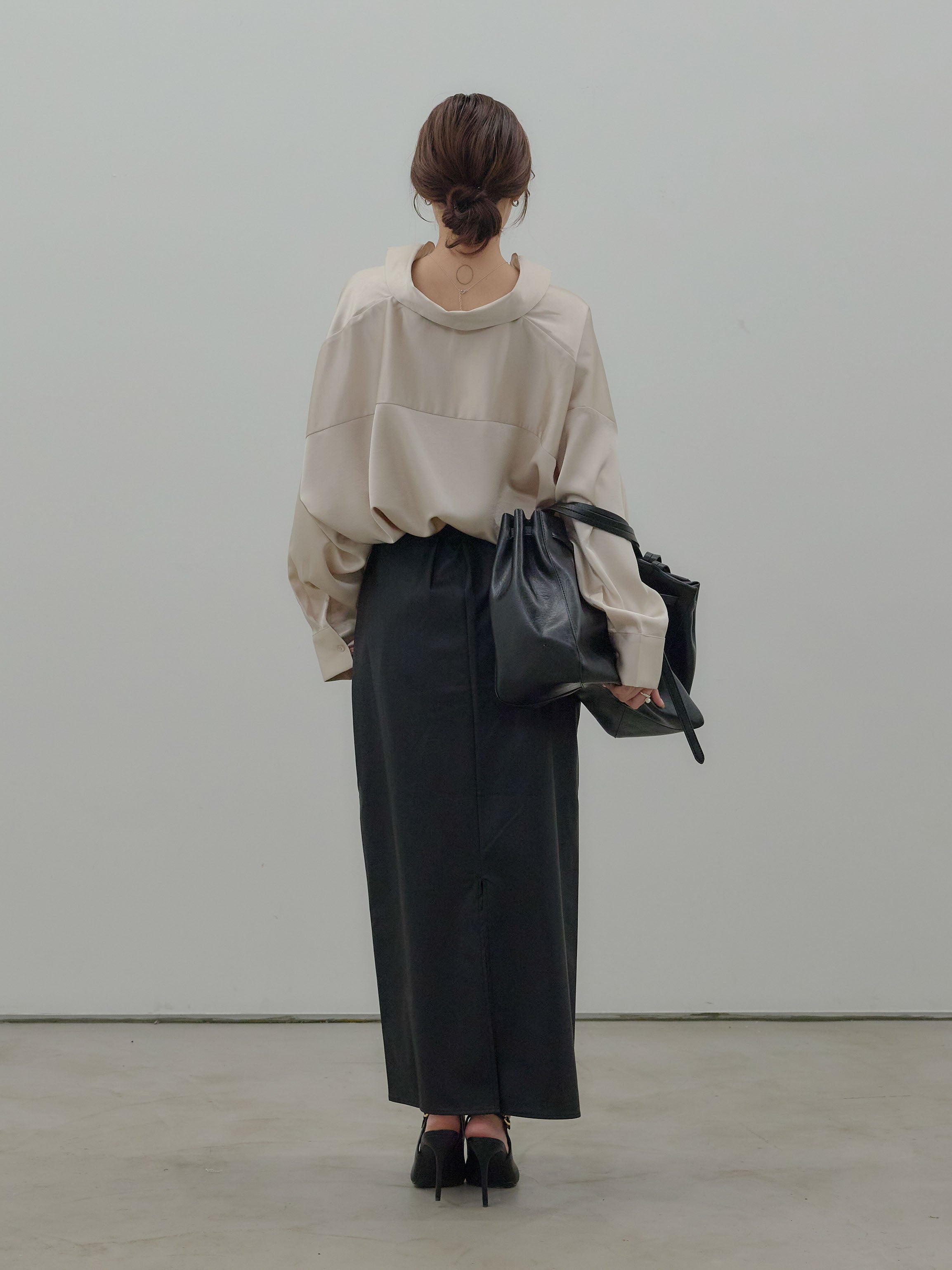 サテンドルマンスキッパーシャツ – nairo