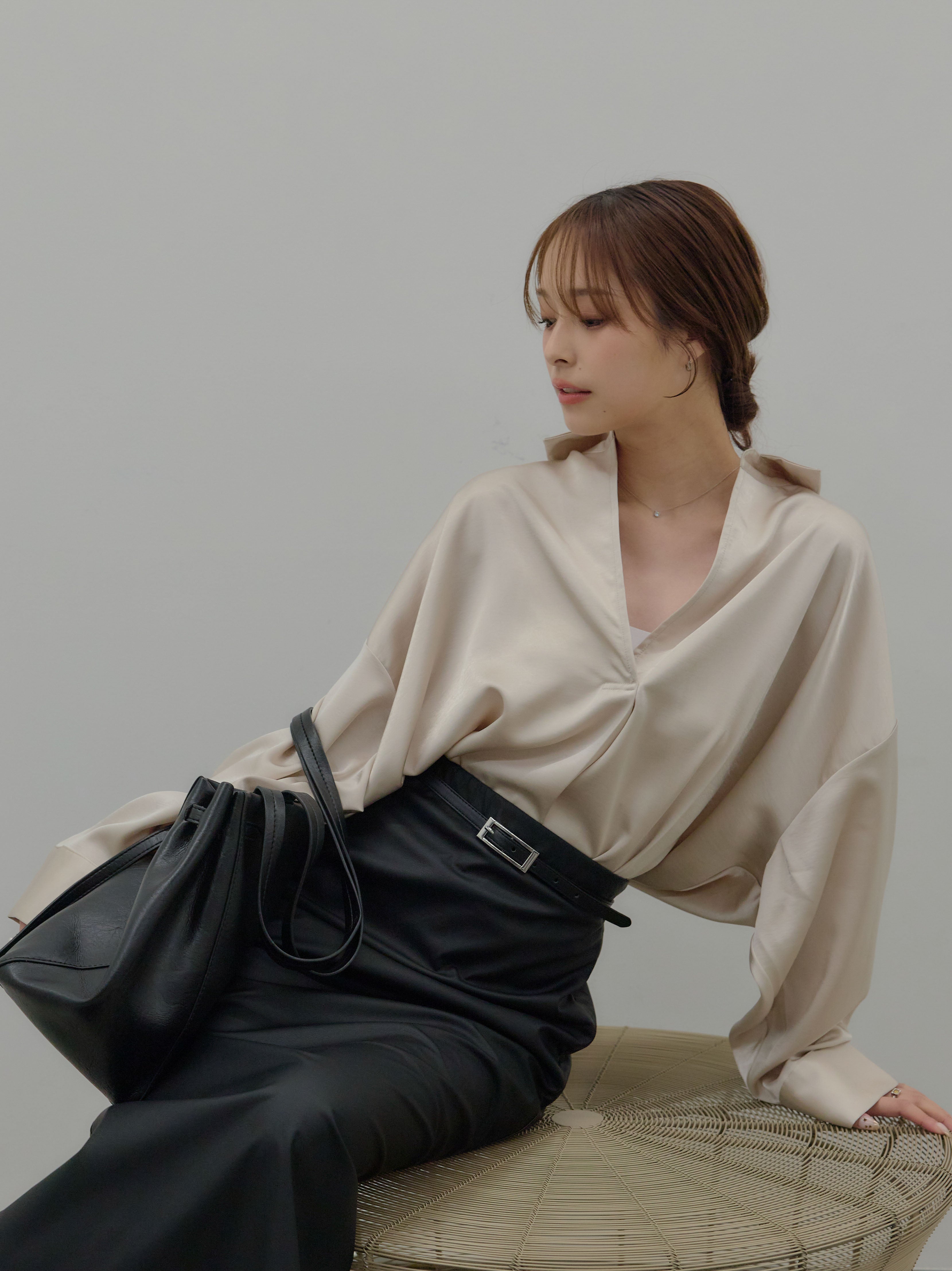 サテンドルマンスキッパーシャツ – nairo