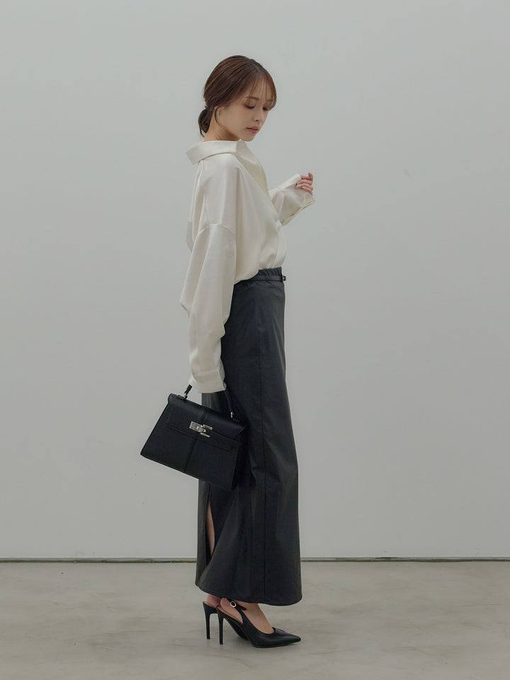 サテンドルマンスキッパーシャツ