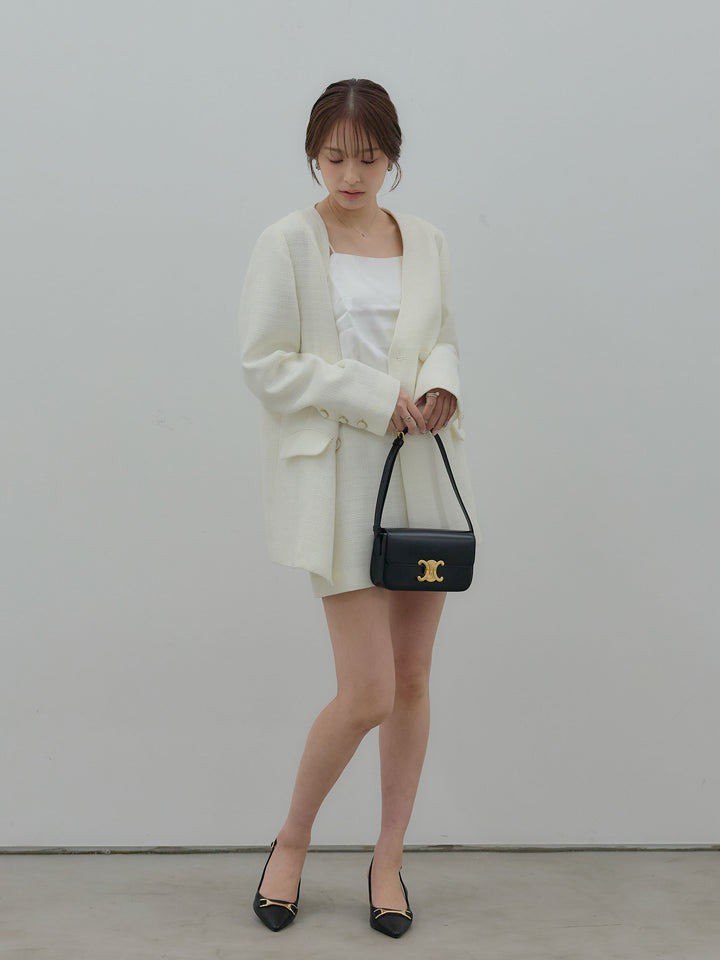 【Essential】ツイードミニスカート