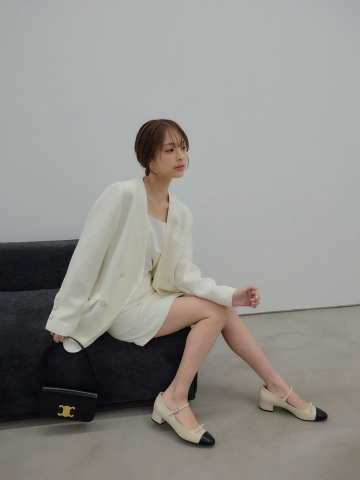 【Essential】ツイードミニスカート